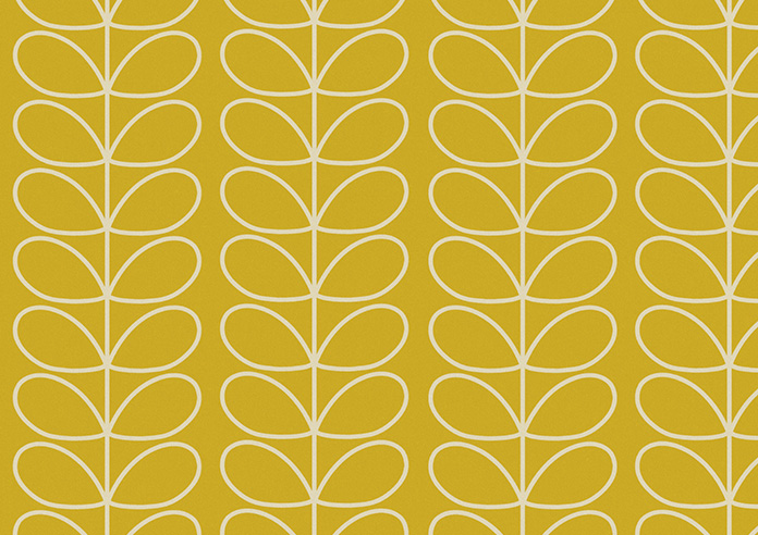 Orla Kiely Linear Stem, Sunflower - Twist&Fit Roman Blind - Image 8